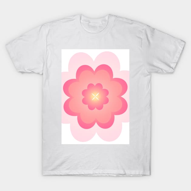 Flower Children Pink T-Shirt by Shop Ovov